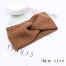 Baby Stirnband Frauen Mädchen verdrehtes Haarband Kinder Woolen Headwrap Mama und ich Stirnbänder Kleinkind Frühling Turban Haarschmuck