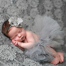 Neugeborene Fotografie Requisiten Baby Mädchen Prinzessin Tutu Rock Stirnband Neugeborenes Mädchen Foto Grün Pettiskirt Fotografia Zubehör