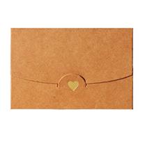 (10 teile/los) 10,5*7 CM Kleine Grußkarte Namenskarte Umschlag Heißprägen Liebe Perlglanz Papier Mini Umschläge