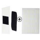 Acrylpalette Einzelne Wimpernverlängerung Klebeplatte Volumen Wimpern Pad Make-up Trainingswerkzeuge Kleber + 20 Stück Wimpernhalter