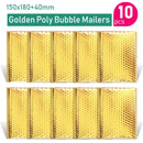 Gold/Roségold/Lasersilber/Dunkelrot/Lila/Roserot Aluminiumfolie Bubble Mailer CD/Wimpern Verpackung Gepolsterte Versandumschläge