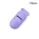 LOFCA 10 Stück Baby Schnullerclips aus massivem Kunststoff Schnullerclips Schnullerhalter Säuglingsschnuller Nippelhalter Multi Color Clamp Spielzeug