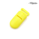 LOFCA 10 Stück Baby Schnullerclips aus massivem Kunststoff Schnullerclips Schnullerhalter Säuglingsschnuller Nippelhalter Multi Color Clamp Spielzeug