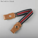 Child Kids Buckle-Free Elastic Belt No Buckle Stretch Canvas Belt For Boys Girls Adjustable Children Belts For Jeans Pants