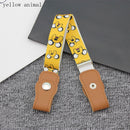 Child Kids Buckle-Free Elastic Belt No Buckle Stretch Canvas Belt For Boys Girls Adjustable Children Belts For Jeans Pants