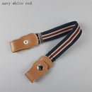 Child Kids Buckle-Free Elastic Belt No Buckle Stretch Canvas Belt For Boys Girls Adjustable Children Belts For Jeans Pants
