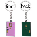 2 Farben TV Show Friends Monica's Door Schlüsselanhänger Central Perk Coffee Time Schlüsselanhänger für Frauen Männer Fans Auto Schlüsselanhänger Schmuck