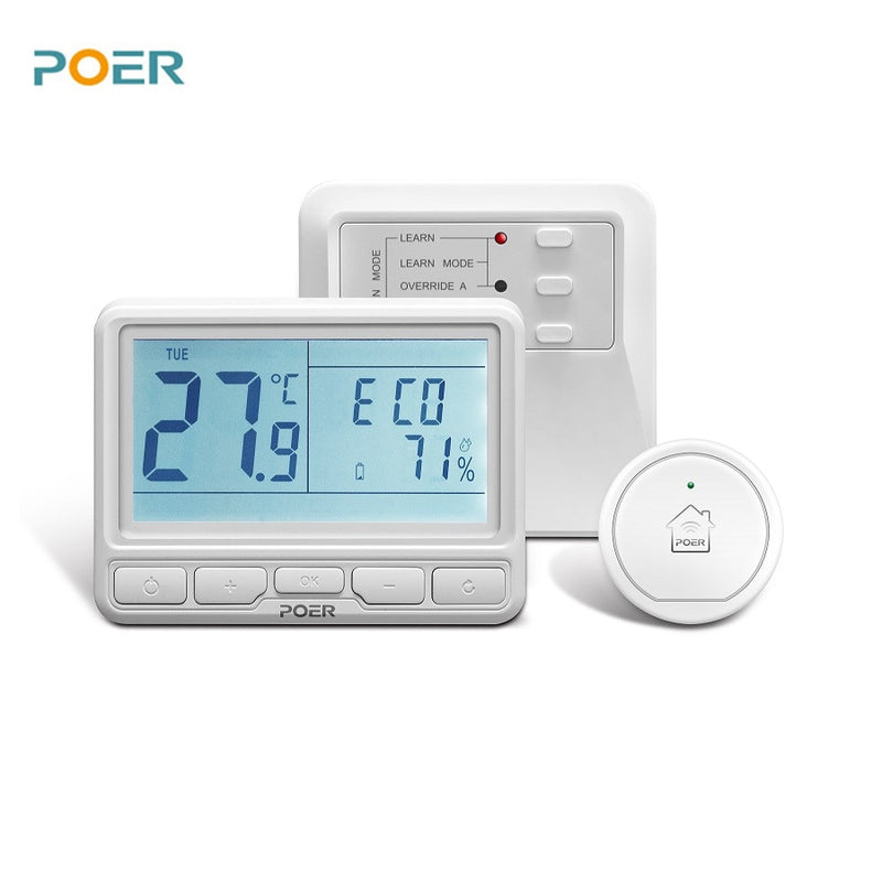 Thermoregulator programmable wireless room digital wifi smart thermostat temperature controller for boiler floor water heating
