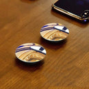 Baseus 2Pcs Auto Spiegel HD Konvexer Spiegel Toter Winkel Auto Rückspiegel 360 Grad Weitwinkel Fahrzeug Parkplatz Randlose Spiegel