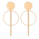 2020 Korean Lange Erklärung Geometrische Dreieck Quaste Baumeln Ohrringe Für Frauen Ohrringe Modeschmuck Oorbellen Brincos