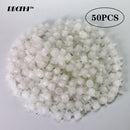 50-800 STÜCKE Garten Verstellbare Düsen Tropfbewässerung Bewässerung Sprinkler 1/4 '' Anti-Verstopfung Tropfer Emitter Blumenbeete Gemüse