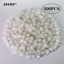 50-800 STÜCKE Garten Verstellbare Düsen Tropfbewässerung Bewässerung Sprinkler 1/4 '' Anti-Verstopfung Tropfer Emitter Blumenbeete Gemüse