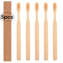 10 stücke Zahnbürste Bambus Griff Regenbogen Whitening Weiche Borsten Bambus Zahnbürste Reise Umweltfreundliche Holzzahnbürste