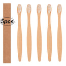 10 stücke Zahnbürste Bambus Griff Regenbogen Whitening Weiche Borsten Bambus Zahnbürste Reise Umweltfreundliche Holzzahnbürste