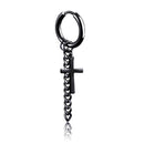 1 Paar Punk Schwarz Mehrere Stile Edelstahl / Titan Stahl Ohrstecker Für Männer und Frauen Gothic Street Pop Hip Hop Ohrschmuck