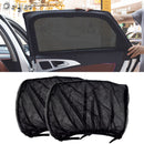 Ceyes 2 Stück Auto Styling Zubehör Sonnenschutz Auto UV Schutz Vorhang Seitenfenster Sonnenschutz Mesh Sonnenblende Schutz Fensterfolien