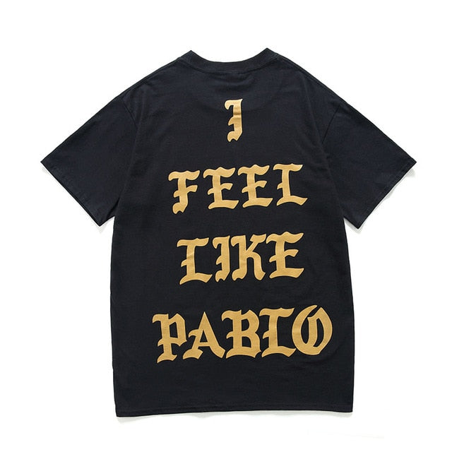 Pablo Kanye West Konzert New York London Los Angeles Ich fühle mich wie Paul Weiß Schwarz Kamel Armeegrün Lila Orange Baumwoll-T-Shirt