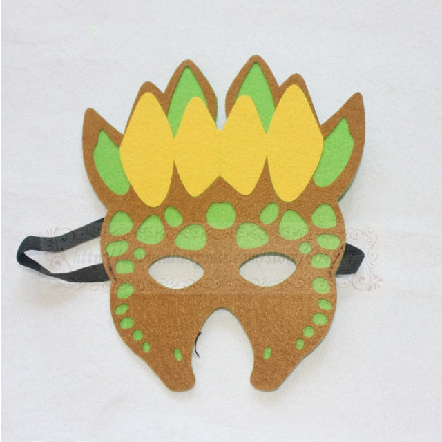 Dinosaurier-Kostüme Masken Jungen und Mädchen Dino Triceratops Tyrannosaurus Geburtstagsfeier Dekorationen Stegosaurus Halloween-Kostüm