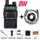 High Power 8W Baofeng UV-5R Walkie Talkie Dual Band Walkie FM Transceiver UV 5R Tragbares Funkgerät UV5R Amateur Ham CB Radio