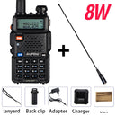 High Power 8W Baofeng UV-5R Walkie Talkie Dual Band Walkie FM Transceiver UV 5R Tragbares Funkgerät UV5R Amateur Ham CB Radio
