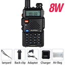 High Power 8W Baofeng UV-5R Walkie Talkie Dual Band Walkie FM Transceiver UV 5R Tragbares Funkgerät UV5R Amateur Ham CB Radio