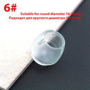 16 Teile / los Tischstuhlbeinmatte Silikon rutschfeste Tischstuhlbeinkappen Fußschutz Bodenabdeckung Pads Holzbodenschoner