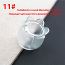 16 Teile / los Tischstuhlbeinmatte Silikon rutschfeste Tischstuhlbeinkappen Fußschutz Bodenabdeckung Pads Holzbodenschoner