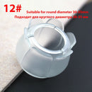 16 Teile / los Tischstuhlbeinmatte Silikon rutschfeste Tischstuhlbeinkappen Fußschutz Bodenabdeckung Pads Holzbodenschoner