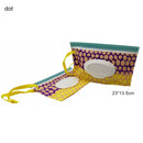 Schnappriemen Tragbare Baby-Feuchttücher-Box Wischbehälter Umweltfreundlicher, leicht zu tragender Clamshell-Kosmetik-Reinigungstücher-Etui 23 * 13,5 cm