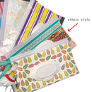 Schnappriemen Tragbare Baby-Feuchttücher-Box Wischbehälter Umweltfreundlicher, leicht zu tragender Clamshell-Kosmetik-Reinigungstücher-Etui 23 * 13,5 cm