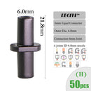 RBCFHI Gartenbewässerungsanschlüsse mit Widerhaken, Einzel-Doppel-T-Stück, Winkel, Tropf, Pfeil, Kreuzkupplung, Bewässerungsarmatur für 3/5 4/7 mm Schlauch