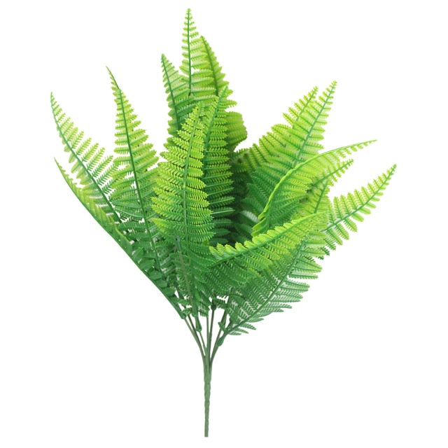 New Artificial Shrubs Creative Decorative Artificial Plant Ferns Simulation Plant Plastic Flower Fern Wall Material Accessories