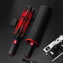 Neuer vollautomatischer Business-Regenschirm drei faltbarer männlich-weiblicher Sonnenschirm-Regen-Regen-Frauen-winddichter Luxus-Regenschirm-Männer