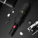 Neuer vollautomatischer Business-Regenschirm drei faltbarer männlich-weiblicher Sonnenschirm-Regen-Regen-Frauen-winddichter Luxus-Regenschirm-Männer