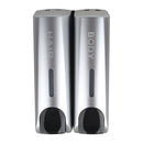 Dispensador de jabón individual/doble/Triple de 350ml, dispensador de champú para baño de ducha de montaje en pared, contenedor de jabón líquido, accesorios de baño