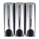 Dispensador de jabón individual/doble/Triple de 350ml, dispensador de champú para baño de ducha de montaje en pared, contenedor de jabón líquido, accesorios de baño