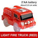 Magical Tracks LED Light Electronics Car Tracks Spielzeugteile 5 Bunte Lichter Kinderspielzeug Für Puzzle Spielzeug Auto Geburtstagsgeschenke