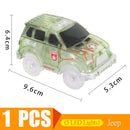 Magical Tracks LED Light Electronics Car Tracks Spielzeugteile 5 Bunte Lichter Kinderspielzeug Für Puzzle Spielzeug Auto Geburtstagsgeschenke