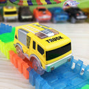 Magical Tracks LED Light Electronics Car Tracks Spielzeugteile 5 Bunte Lichter Kinderspielzeug Für Puzzle Spielzeug Auto Geburtstagsgeschenke