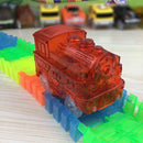 Magical Tracks LED Light Electronics Car Tracks Spielzeugteile 5 Bunte Lichter Kinderspielzeug Für Puzzle Spielzeug Auto Geburtstagsgeschenke