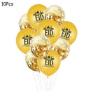 Eid Mubarak Banner Ballons Ramadan Kareem Dekoration Ramadan Mubarak Muslim Islamische Festival Party DIY Dekorationen