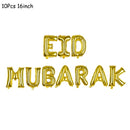 Eid Mubarak Banner Ballons Ramadan Kareem Dekoration Ramadan Mubarak Muslim Islamische Festival Party DIY Dekorationen