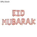 Eid Mubarak Banner Ballons Ramadan Kareem Dekoration Ramadan Mubarak Muslim Islamische Festival Party DIY Dekorationen