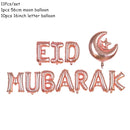 Eid Mubarak Banner Ballons Ramadan Kareem Dekoration Ramadan Mubarak Muslim Islamische Festival Party DIY Dekorationen