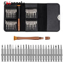 Ledertasche 25 in 1 Torx-Schraubendreher-Set Handy-Reparatur-Tool-Kit Multitool-Handwerkzeuge für Iphone Watch Tablet PC 2021 Neu