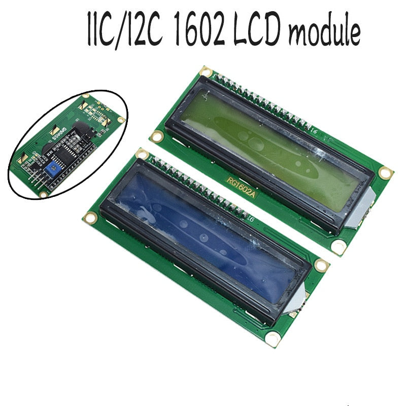 1 Uds módulo LCD pantalla azul IIC/I2C 1602 para arduino 1602 LCD UNO r3 mega2560 pantalla verde