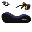 Modernes aufblasbares Luftsofa für erwachsene Paare Liebesspielstuhl mit 4 Handschellen Strandgarten Gartenmöbel faltbar