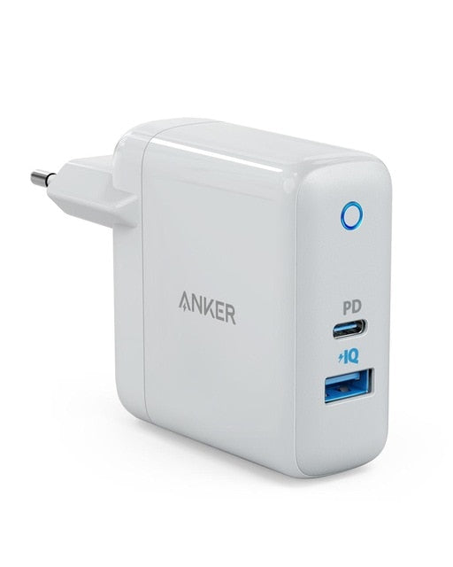 Anker USB C Ladegerät, PowerPort Speed+Duo Wandladegerät mit 30W Power Delivery Port für iPhone,iPad Pro,MacBook,Galaxy und mehr