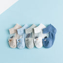 5 Paare/Los 0 bis 7 Jahre Frühlings-Sommer-dünne Netzsocken für Mädchen-Jungen-nette Tierkinder dünne Socken-Baby-neugeborene kurze Socken