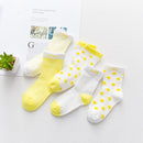 5 Paare/Los 0 bis 7 Jahre Frühlings-Sommer-dünne Netzsocken für Mädchen-Jungen-nette Tierkinder dünne Socken-Baby-neugeborene kurze Socken